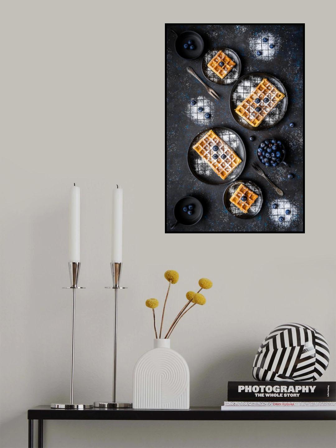 Sourdough waffles Poster och Canvastavla