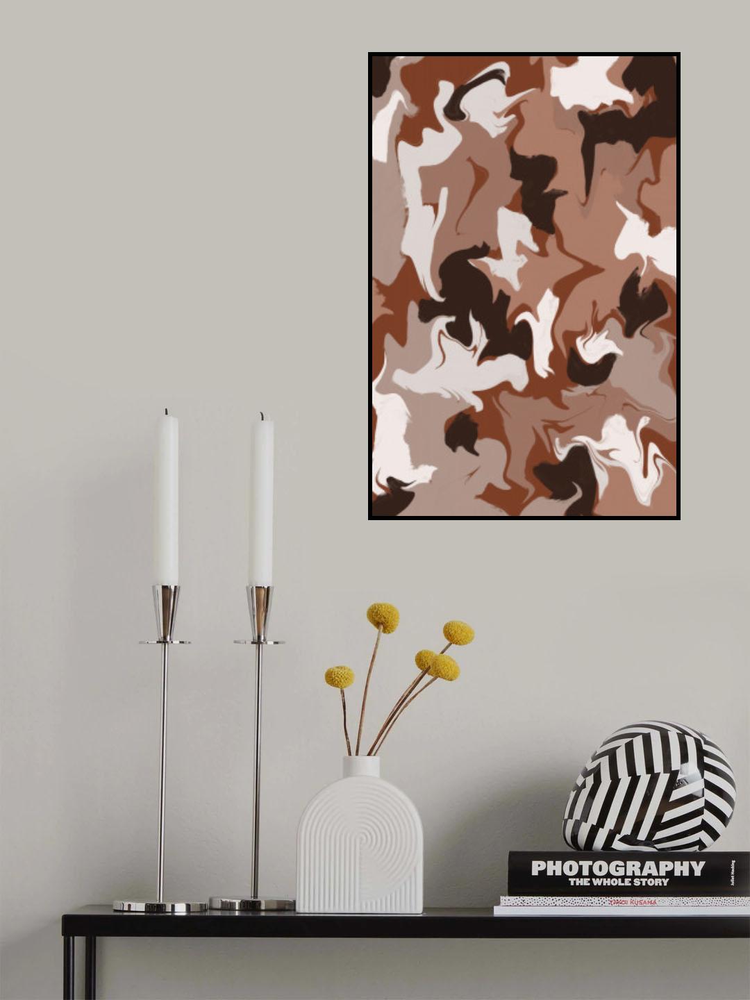 Liquid Colors Poster och Canvastavla