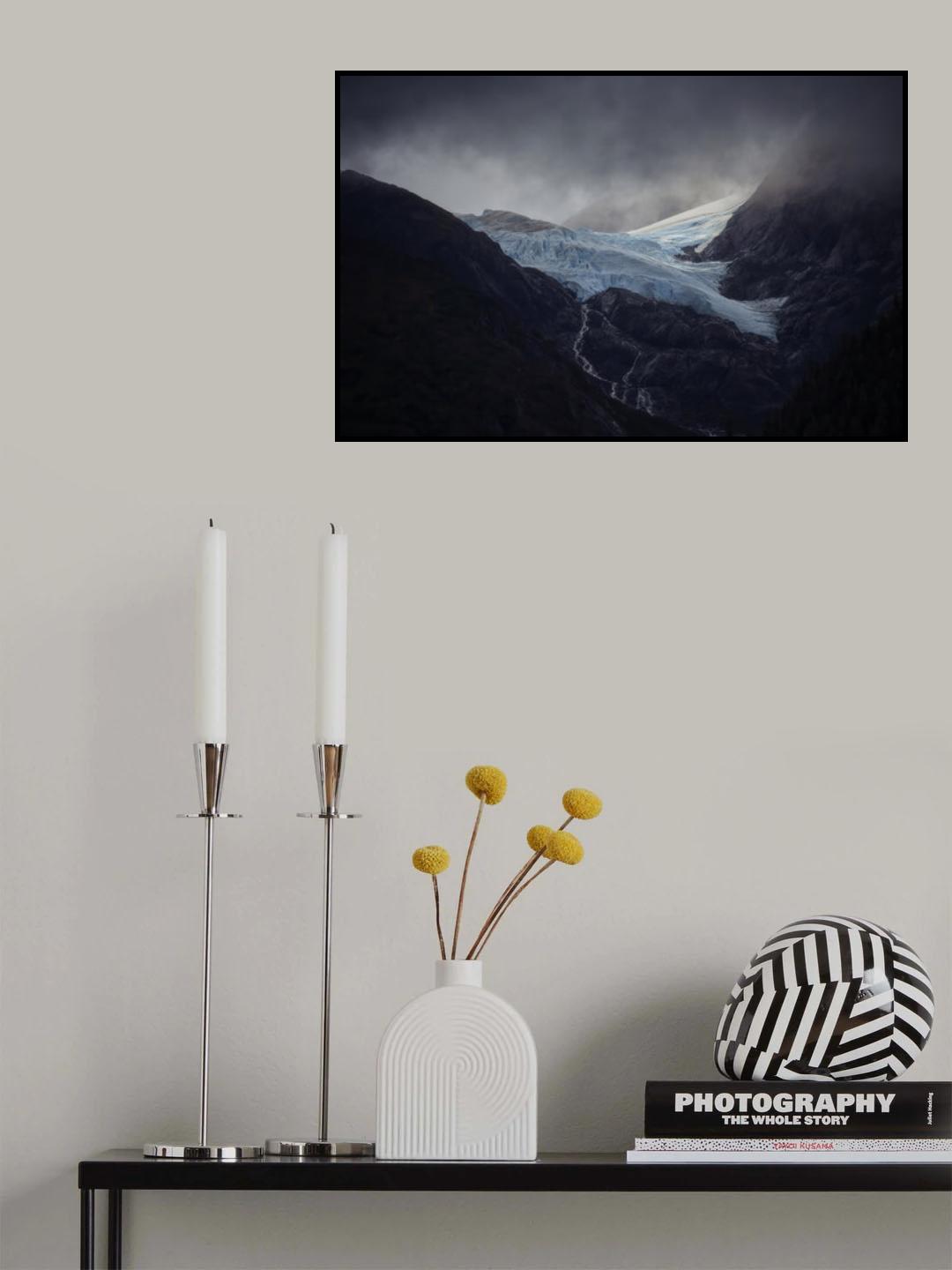 Portage Glacier Poster och Canvastavla