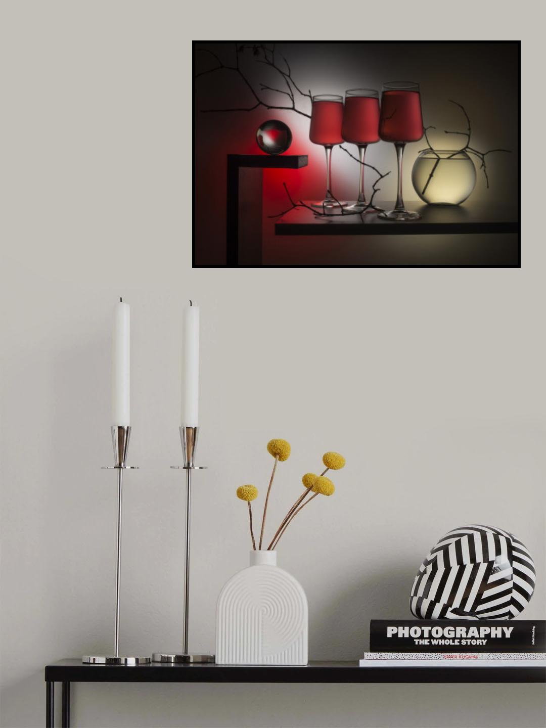 From the series "Experiments with glass" Poster och Canvastavla