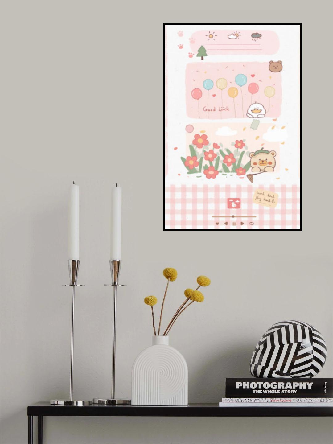 Lovely Notebook Poster och Canvastavla