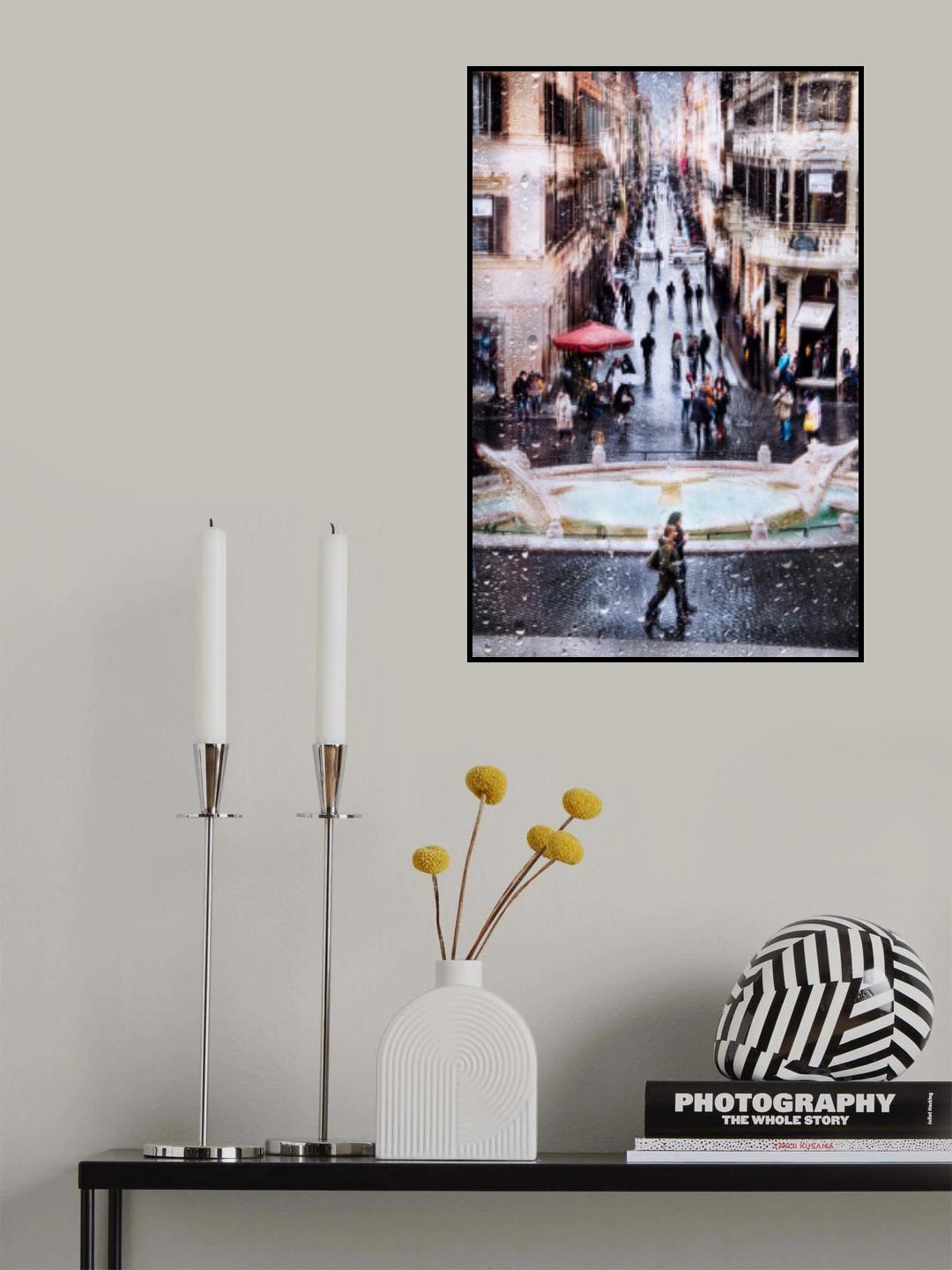 Fontana della Barcaccia Poster och Canvastavla