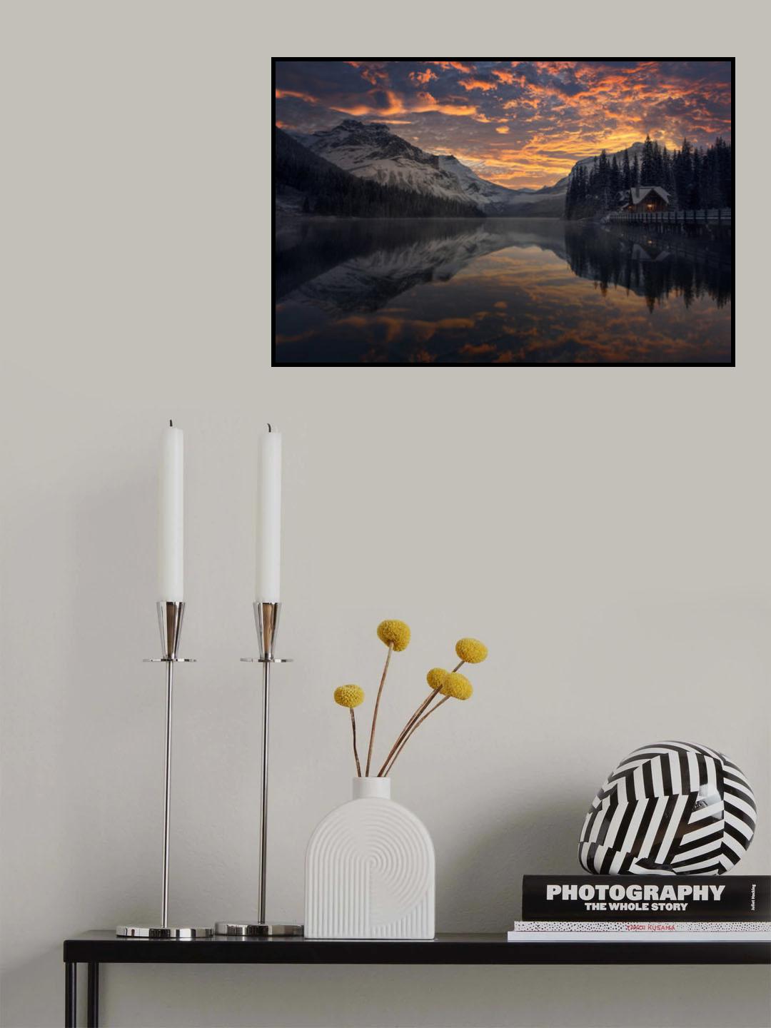 Emerald Lake, Canada Poster och Canvastavla