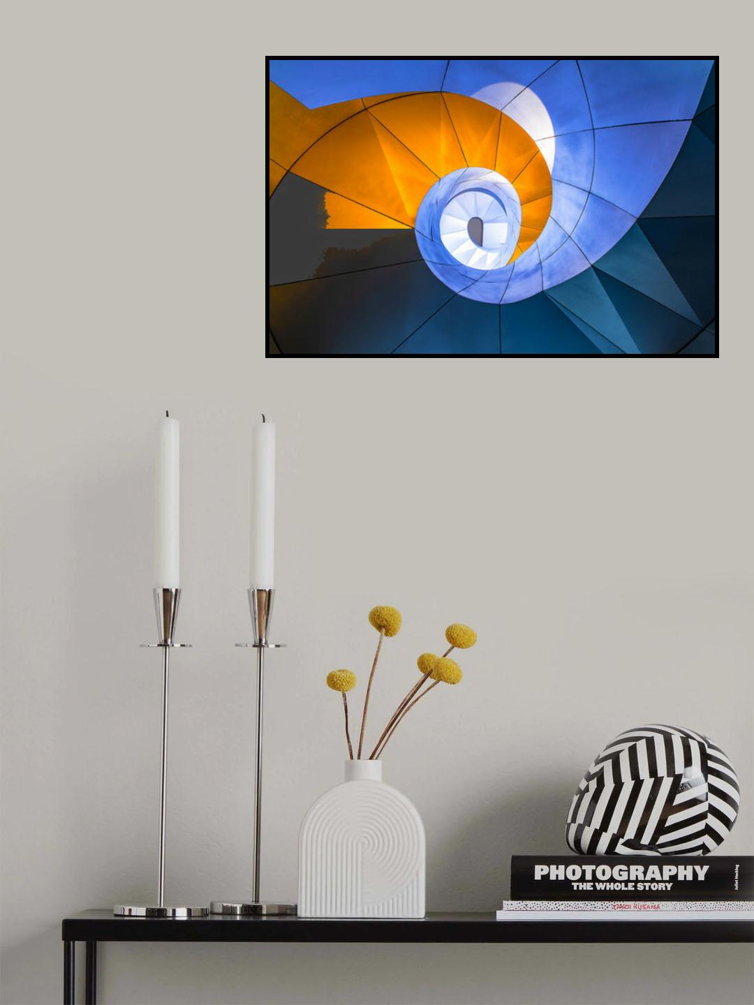 Snail Stairs Poster och Canvastavla
