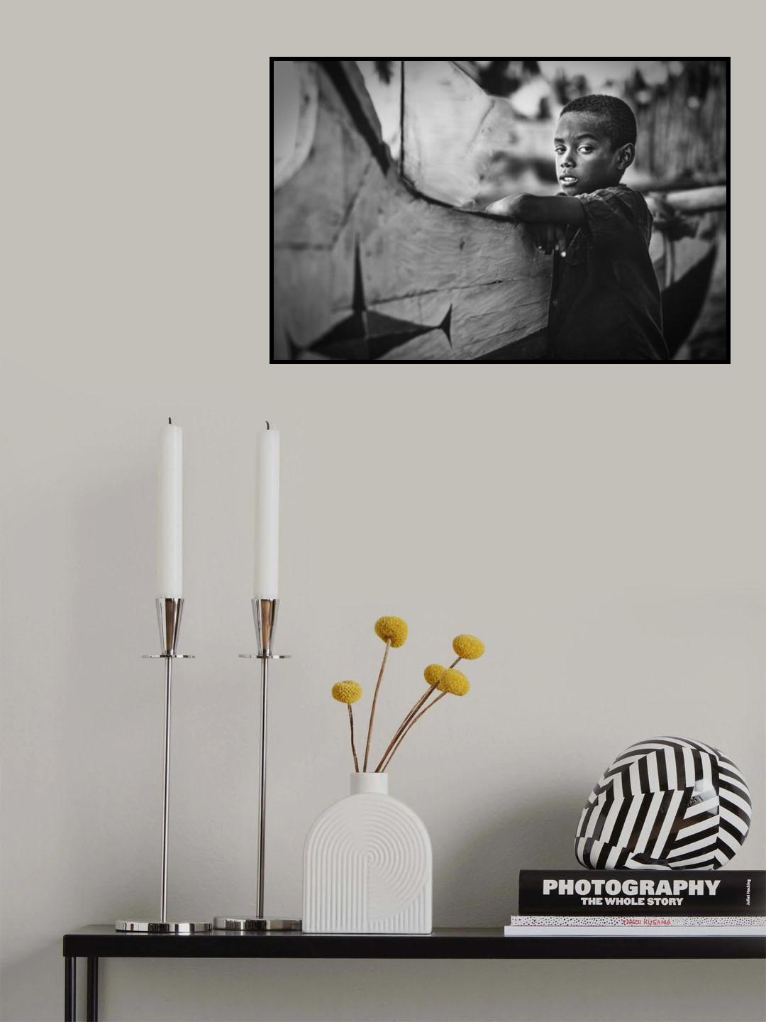 The guy from Belo sur Tsiribina Poster och Canvastavla