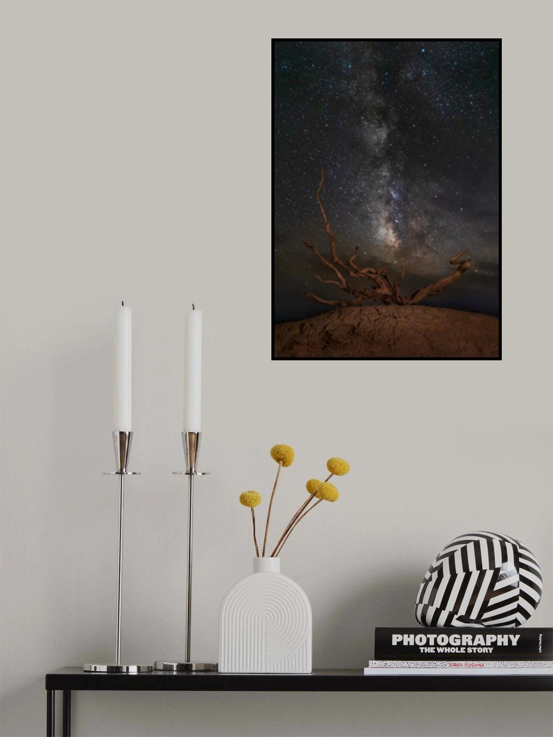 Gobi Desert Night Poster och Canvastavla