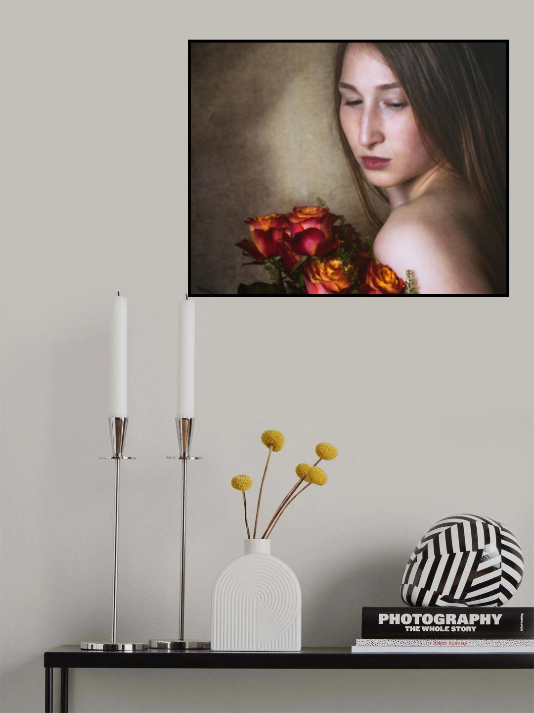 Blumenmädchen Poster och Canvastavla