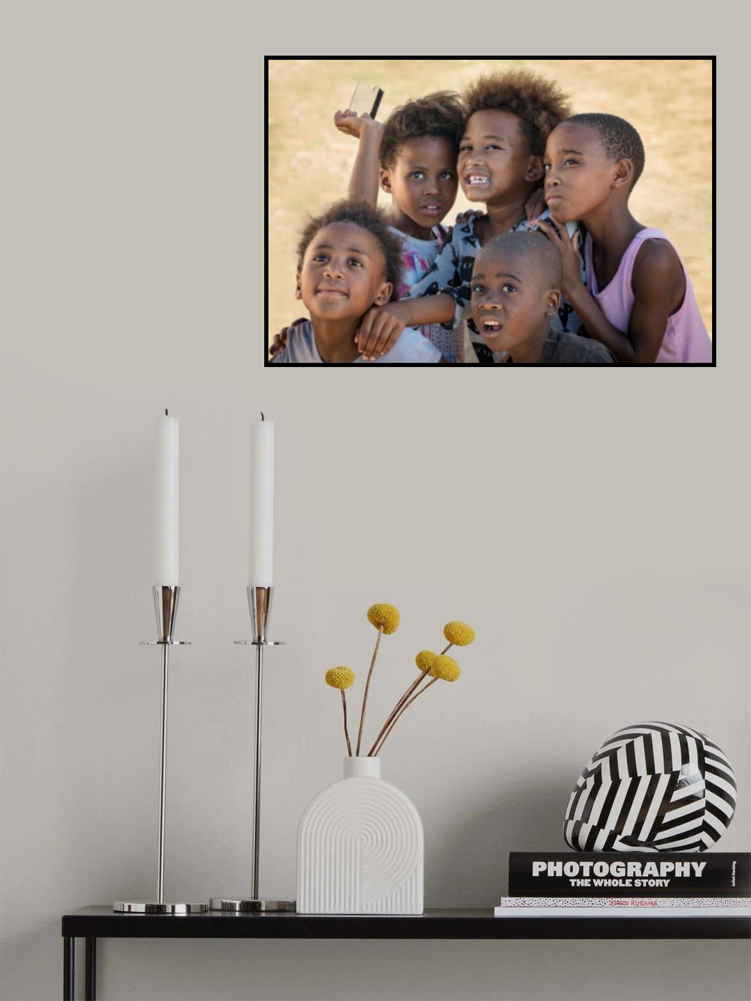 Curious kids Poster och Canvastavla