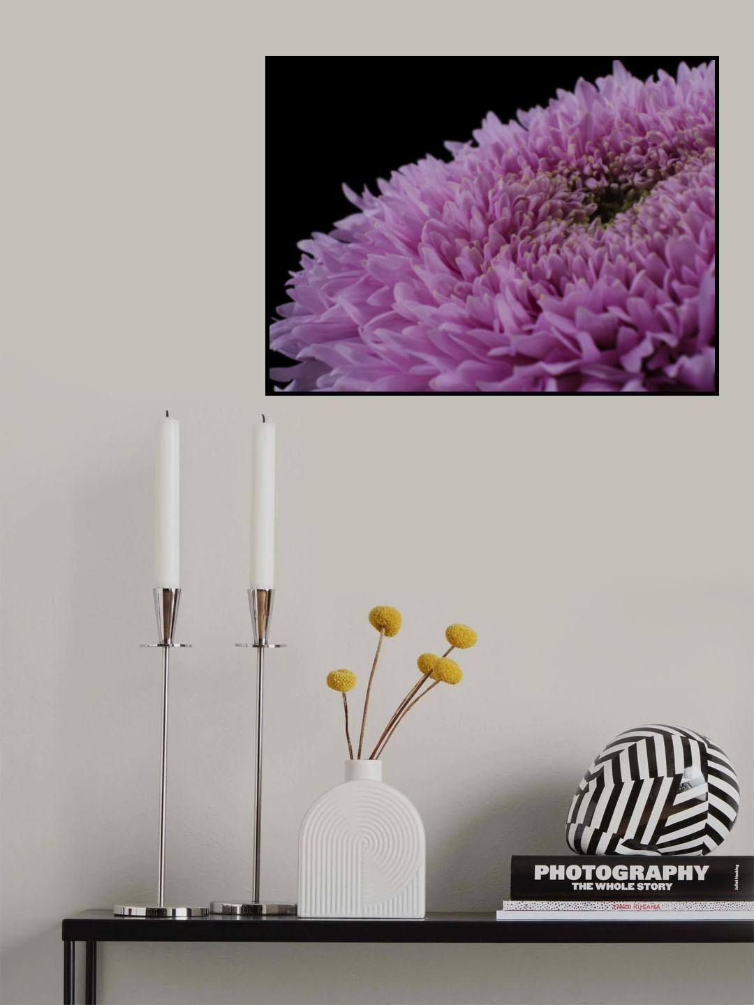 beautiful pink flower Poster och Canvastavla