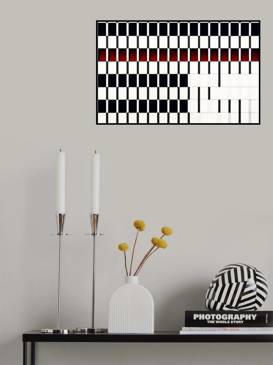 Between black and white Poster och Canvastavla
