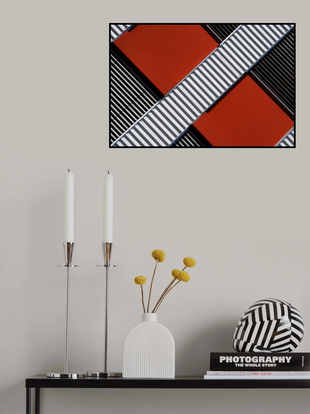 Stripes and Windows Poster och Canvastavla