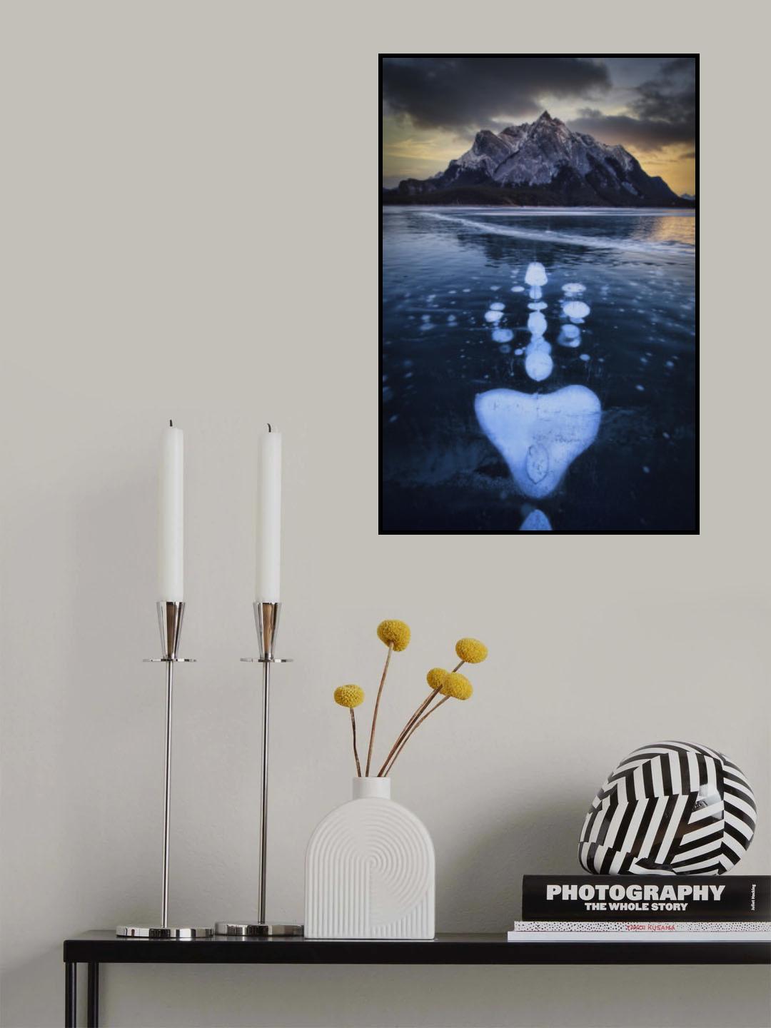 Symmetry of Icelake Poster och Canvastavla