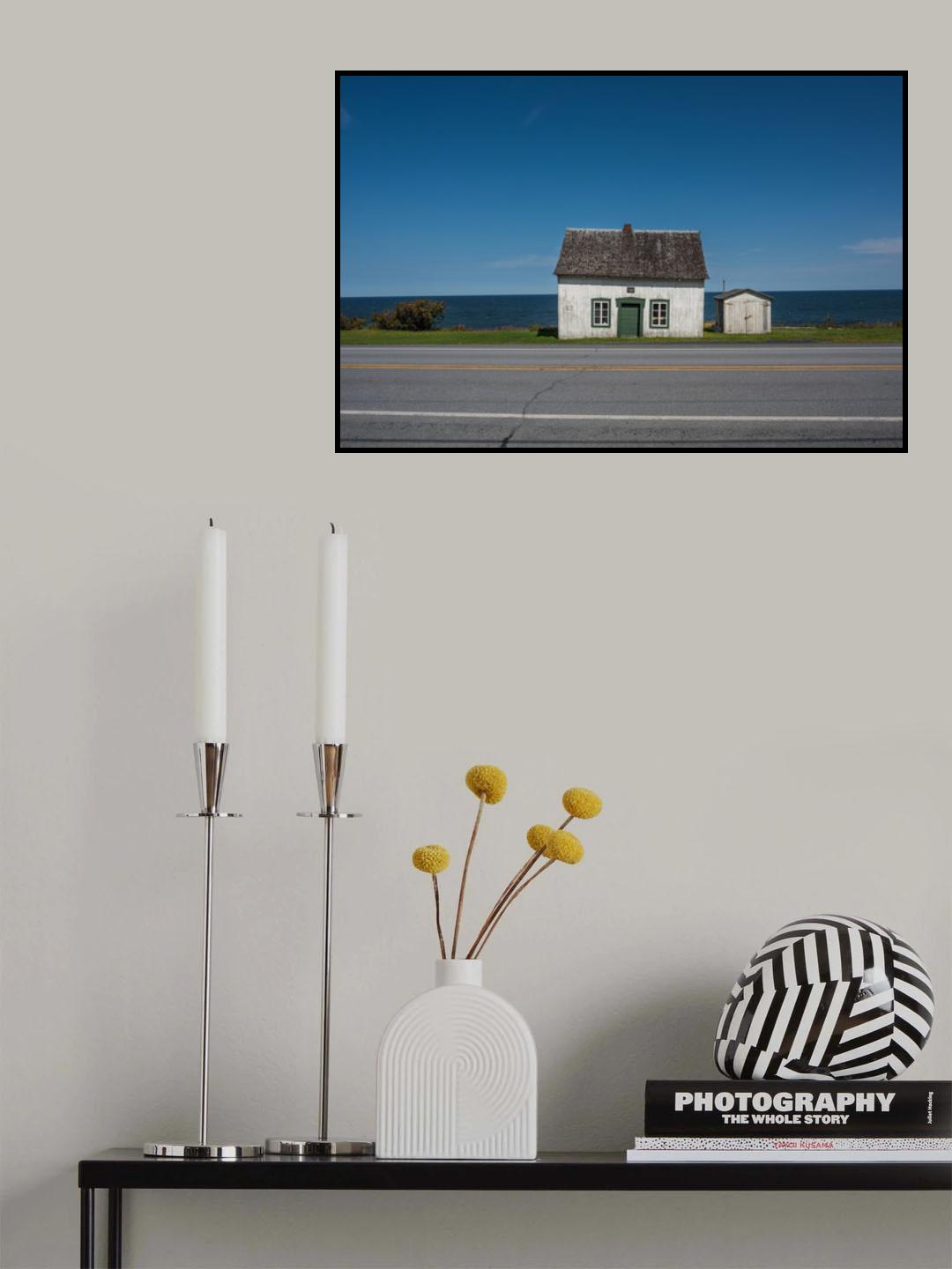 House on the road 132 Gaspésie Poster och Canvastavla