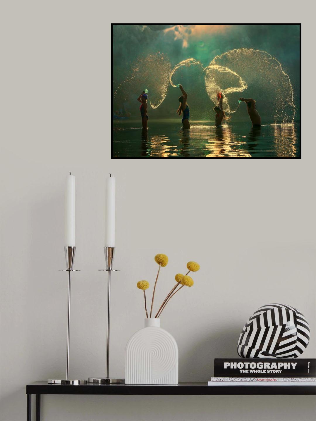 Water games Poster och Canvastavla