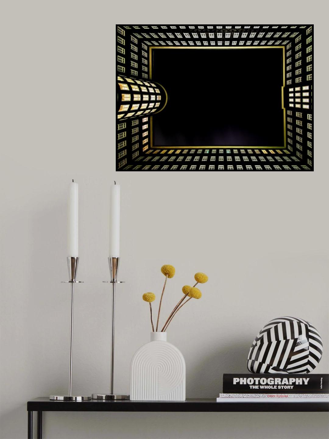 Sprinkenhof at Night Poster och Canvastavla