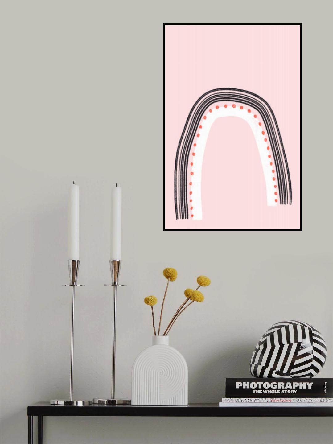Happy Rainbow Poster och Canvastavla