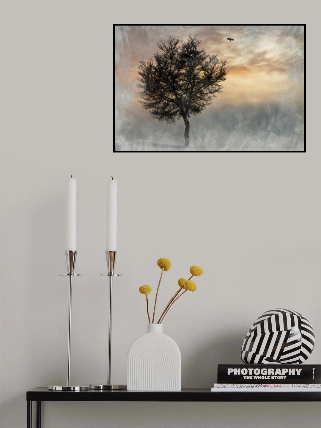 Frozen Sunset Poster och Canvastavla
