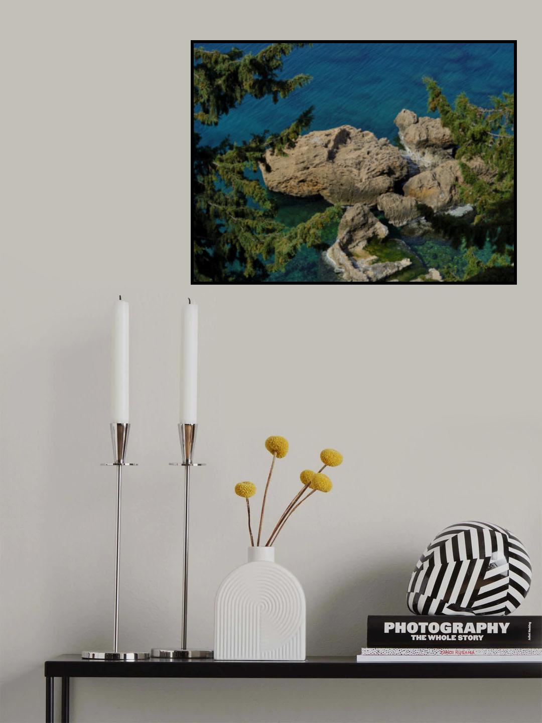 seascape and rocks Poster och Canvastavla