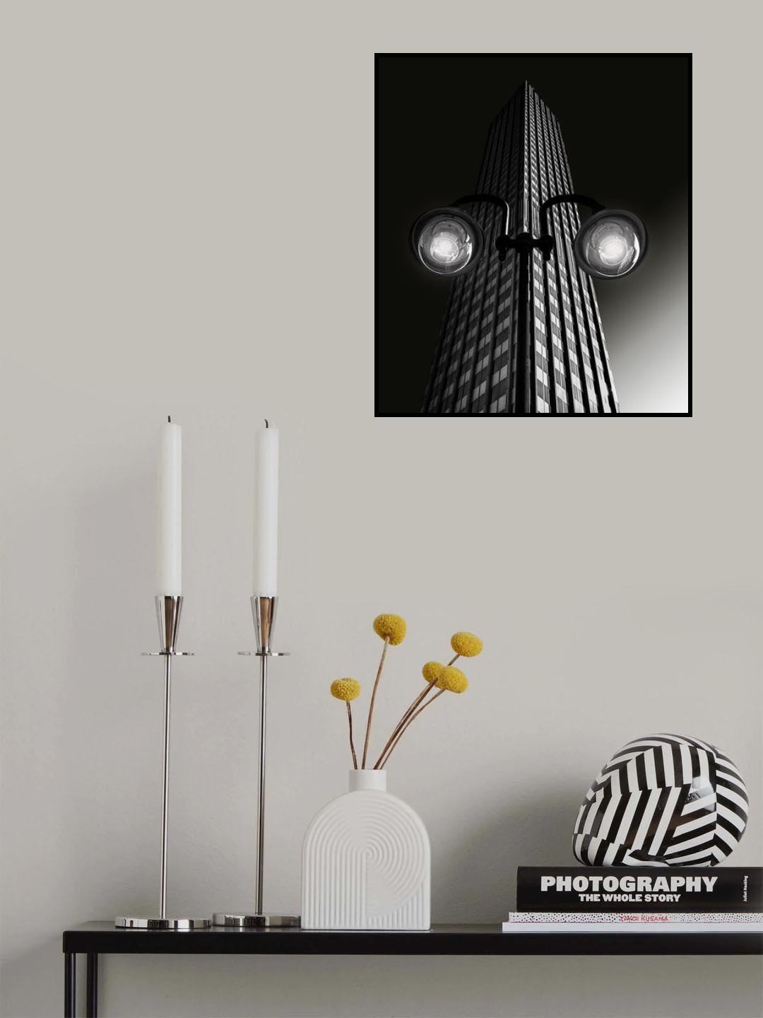 Skyscraper with glasses Poster och Canvastavla