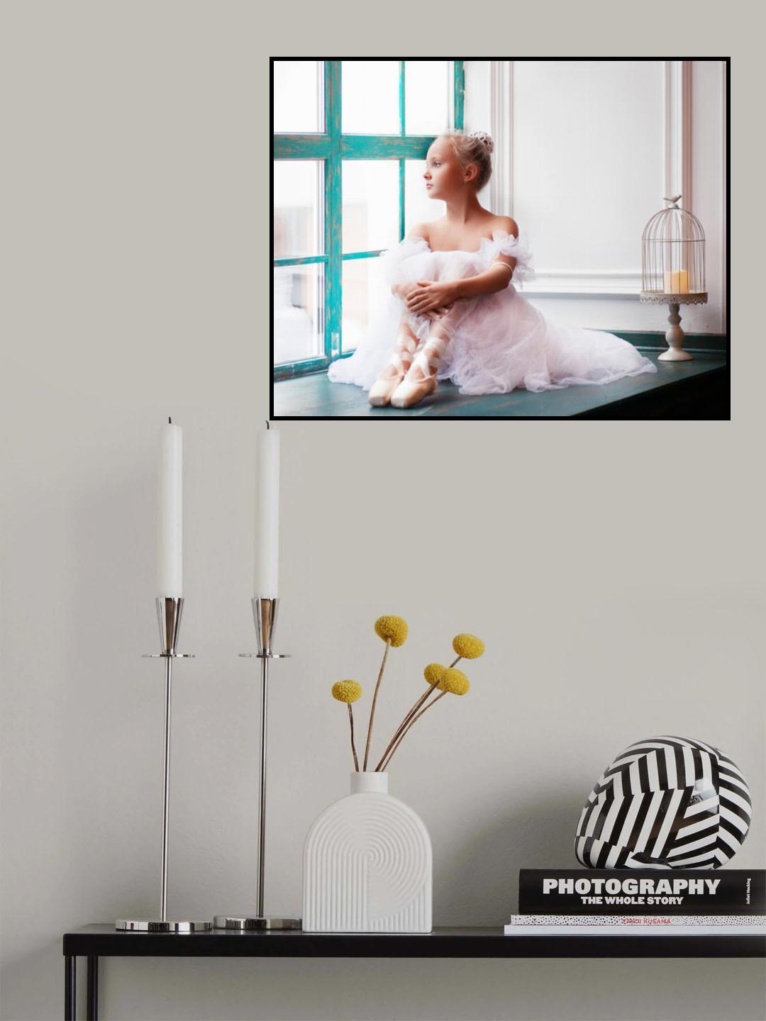 The dreams of this young ballerina Poster och Canvastavla