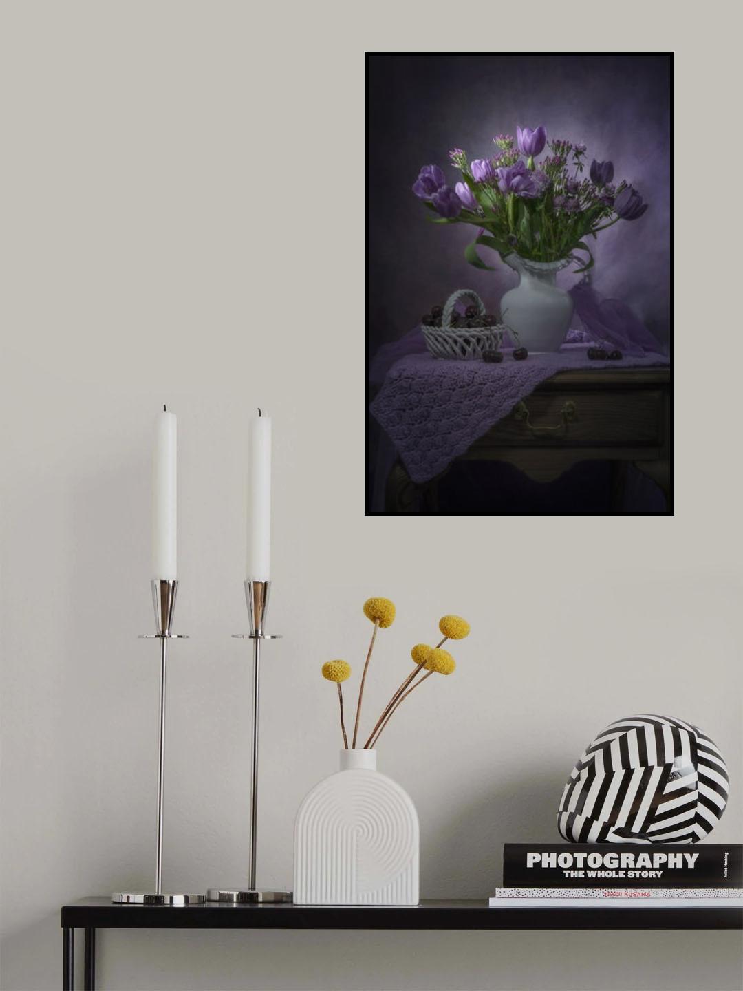 Purple Mood Poster och Canvastavla