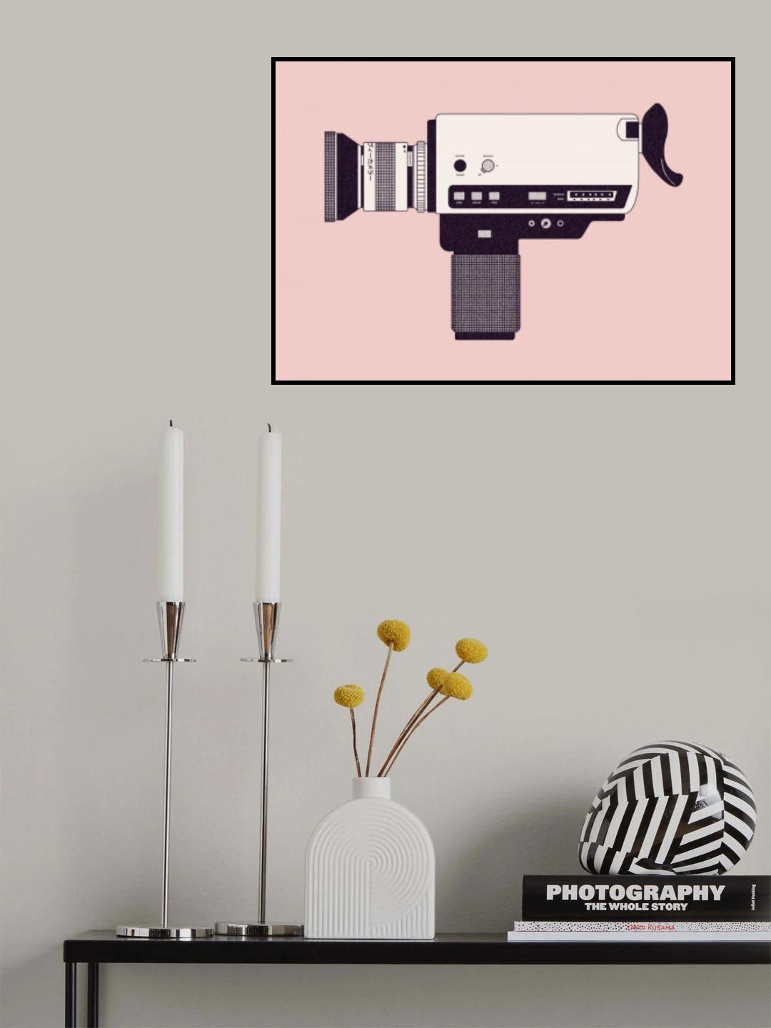 Super 8 Camera Poster och Canvastavla