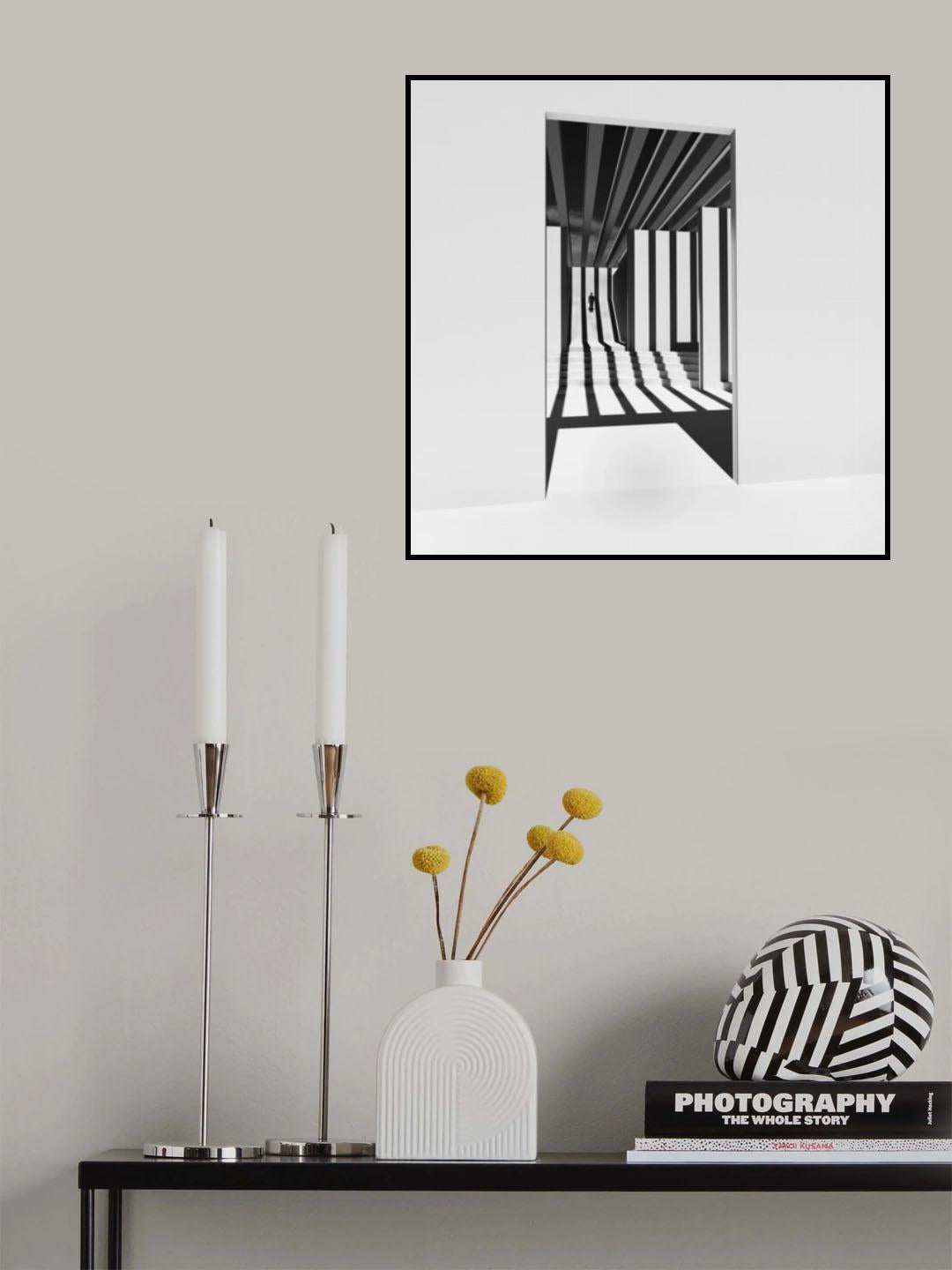 Lines and Shadows Poster och Canvastavla