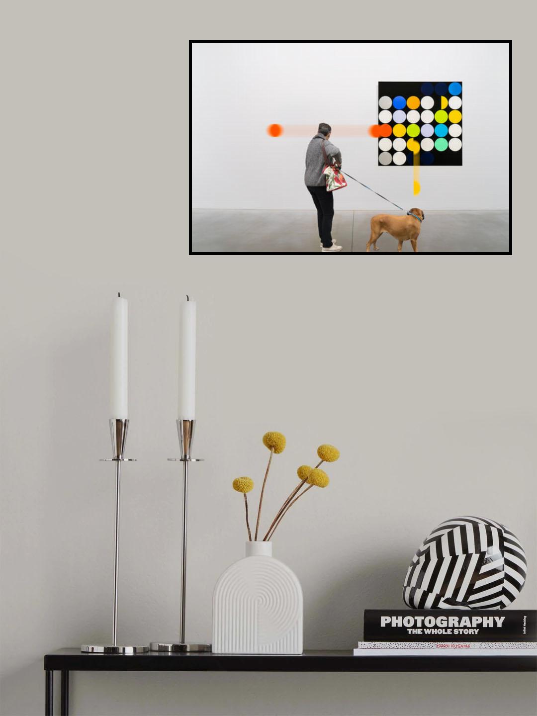 Action painting Poster och Canvastavla