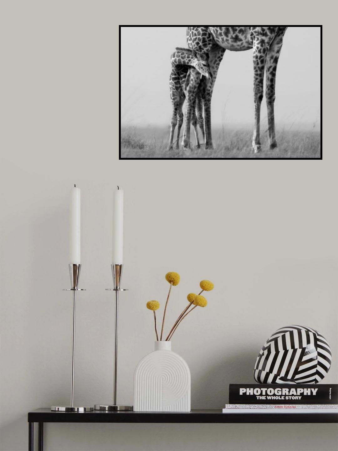 Baby and Mum Poster och Canvastavla