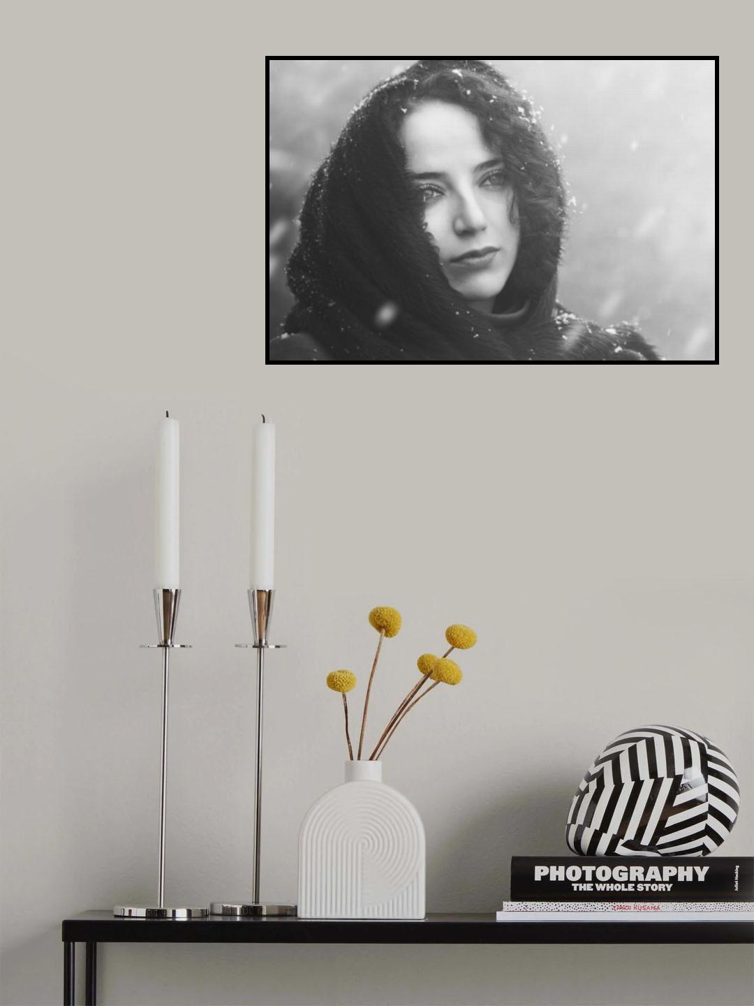 snow Poster och Canvastavla