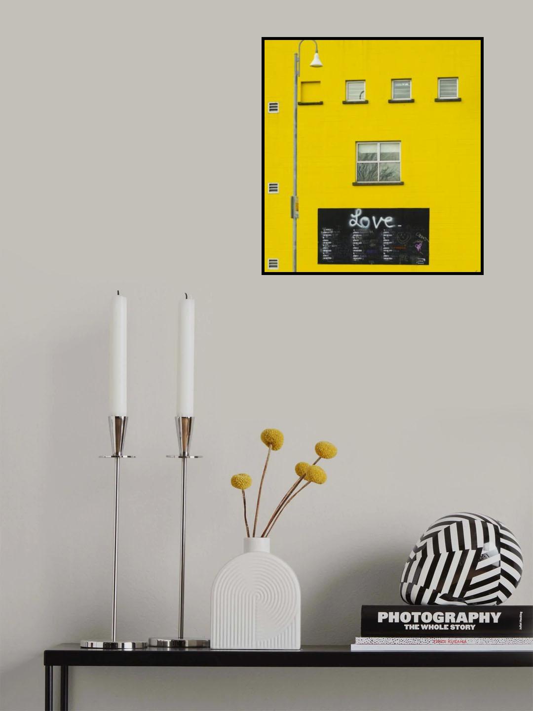 Love Poster och Canvastavla