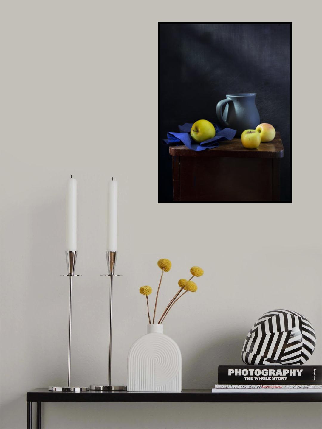 Three apples Poster och Canvastavla