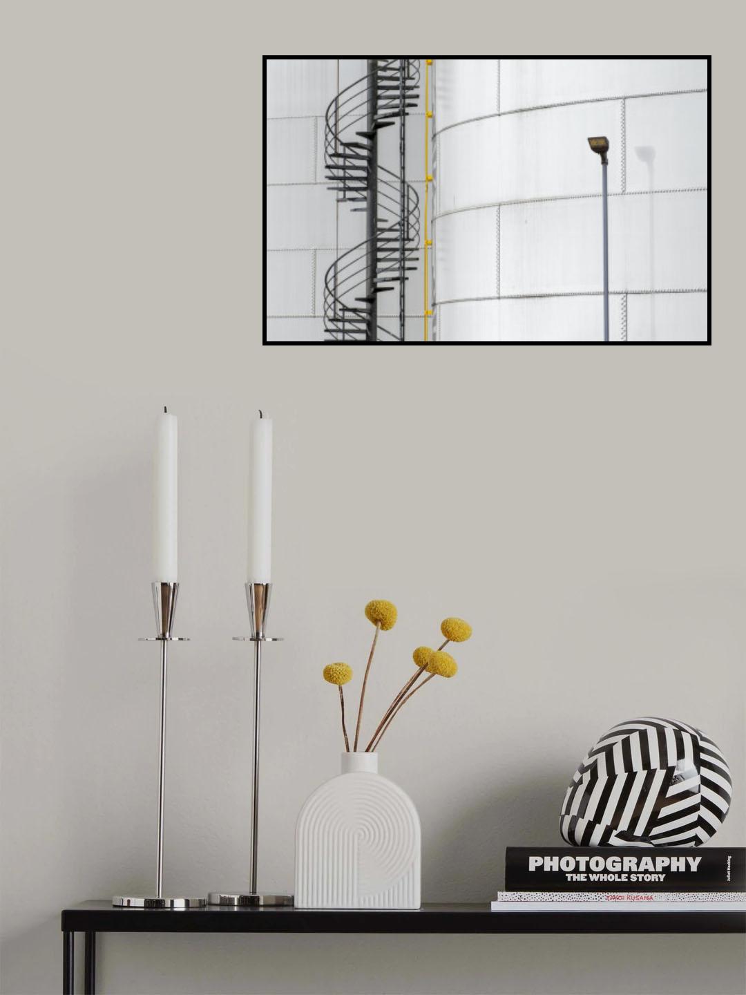 - Industrial staircase - Poster och Canvastavla