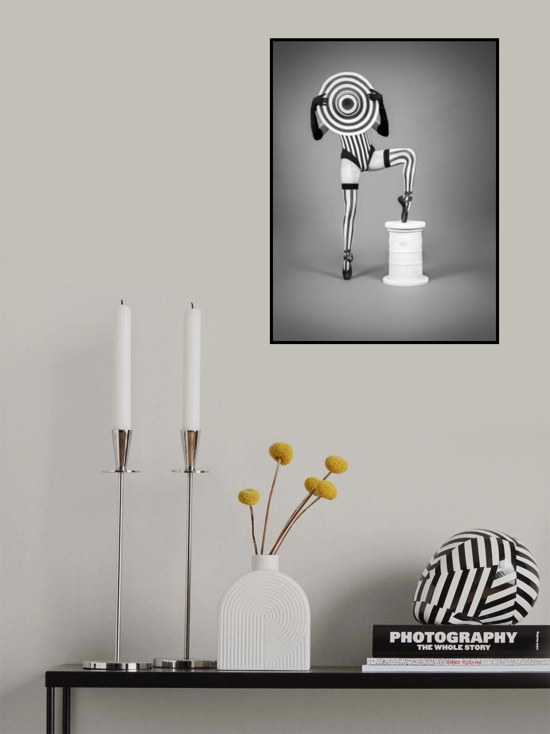 Stripes and Circles Poster och Canvastavla