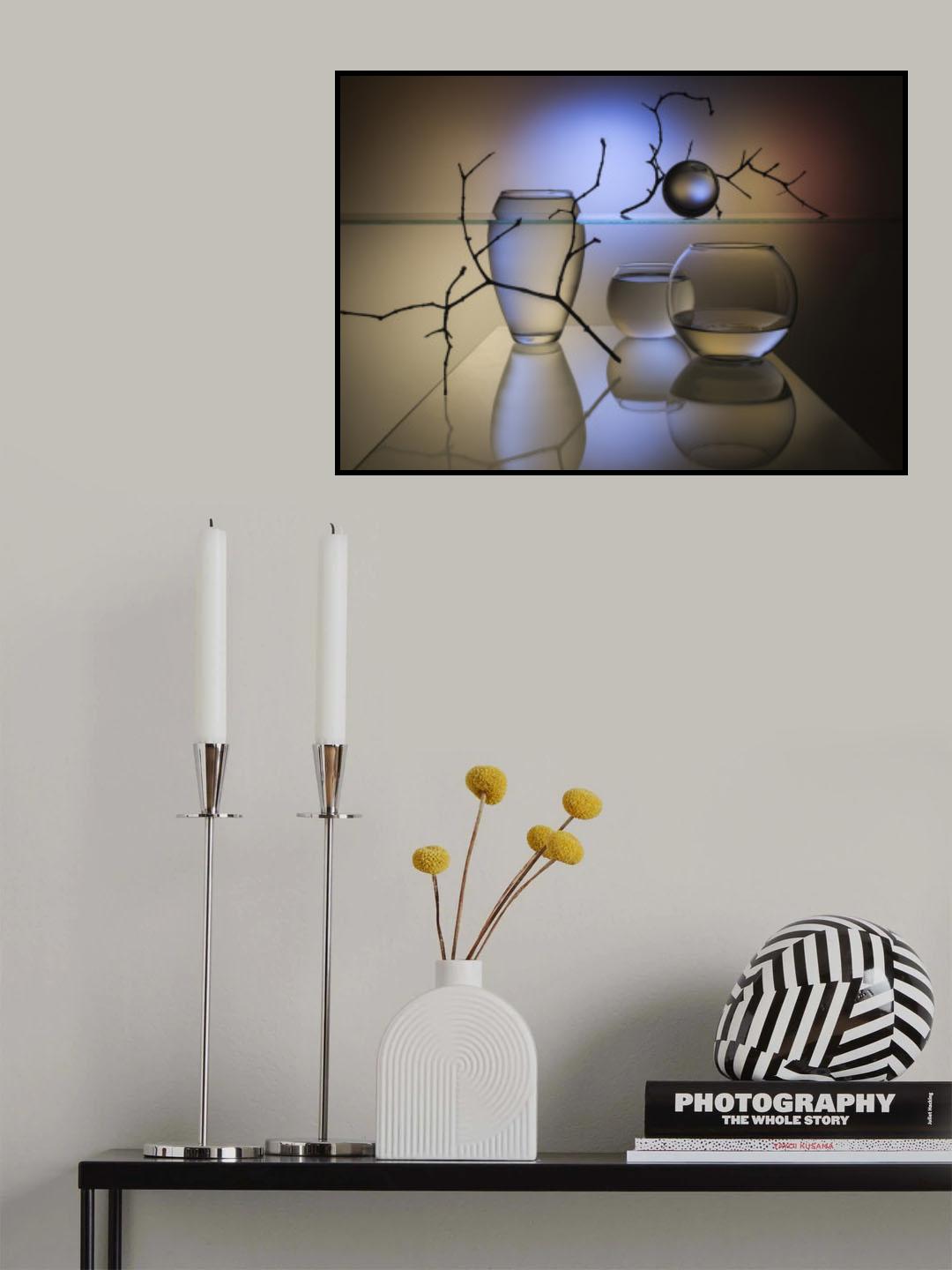 From the series "Experiments with glass" Poster och Canvastavla