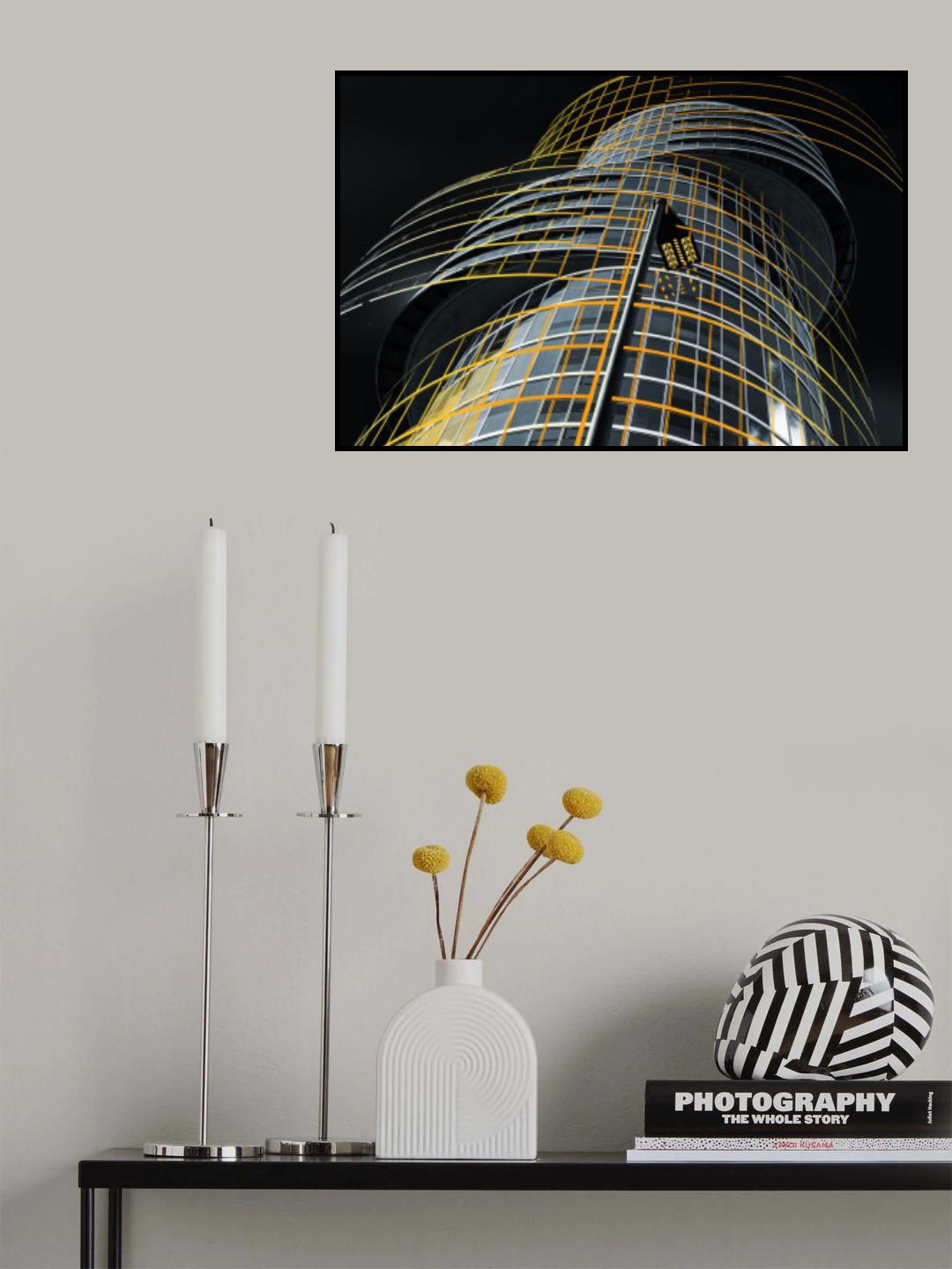 Architectural lines art Poster och Canvastavla