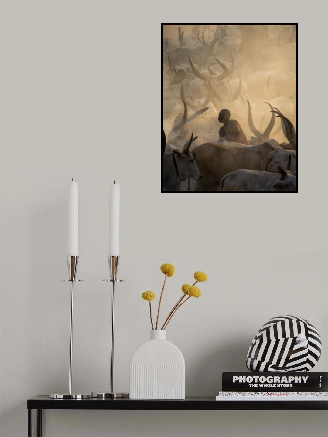 Work Amongst The Horns Poster och Canvastavla