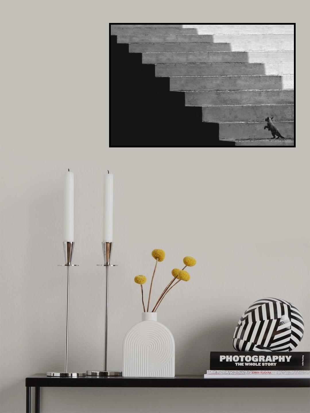 Hard step for beginning Poster och Canvastavla
