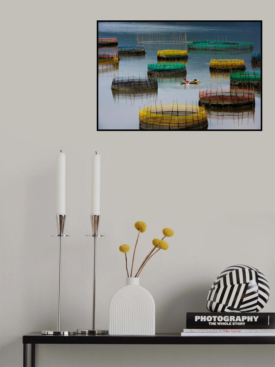 Fishing Life Poster och Canvastavla