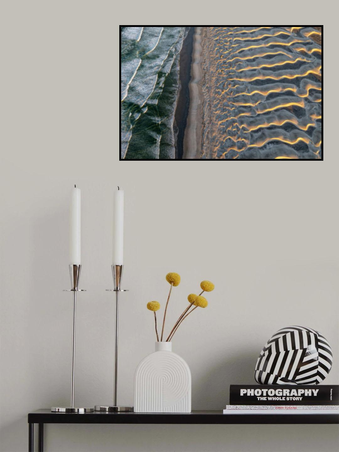The white beach Poster och Canvastavla