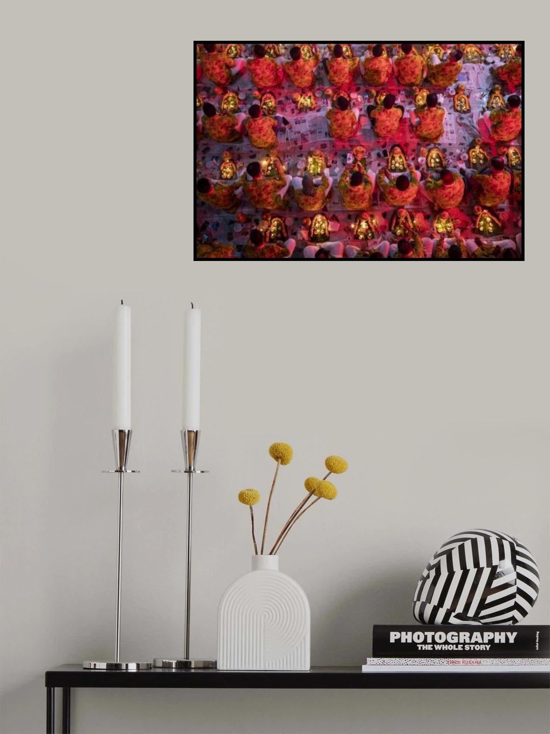 Hindu devotees Poster och Canvastavla