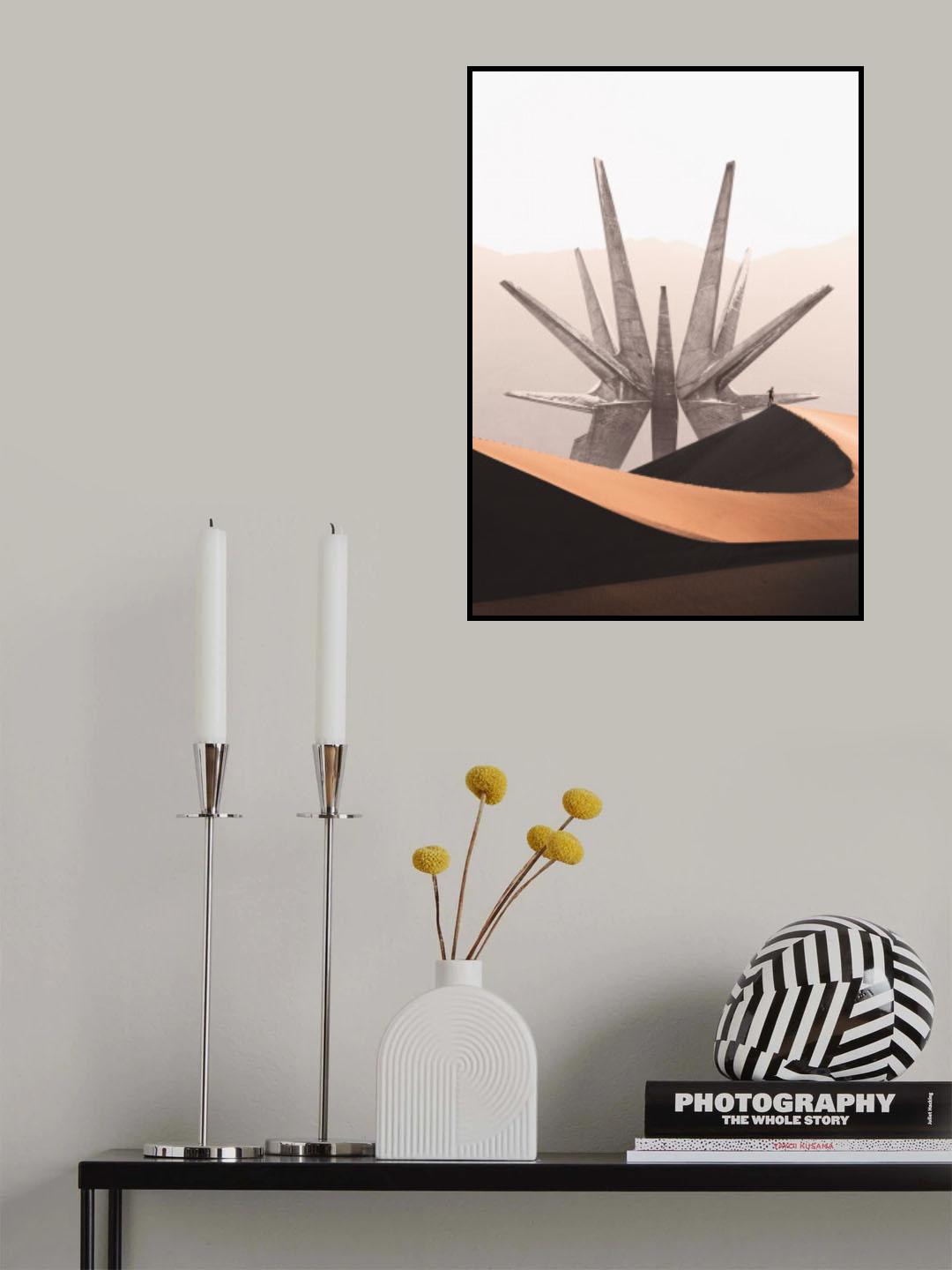Spaceship Sand Dunes Poster och Canvastavla