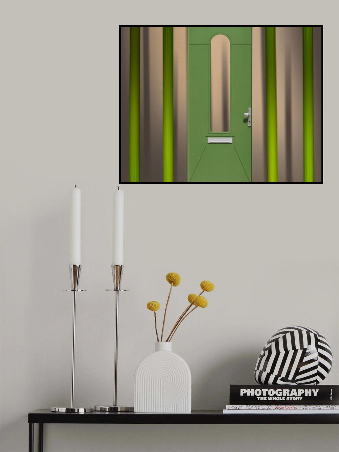 Door in the forest. Poster och Canvastavla