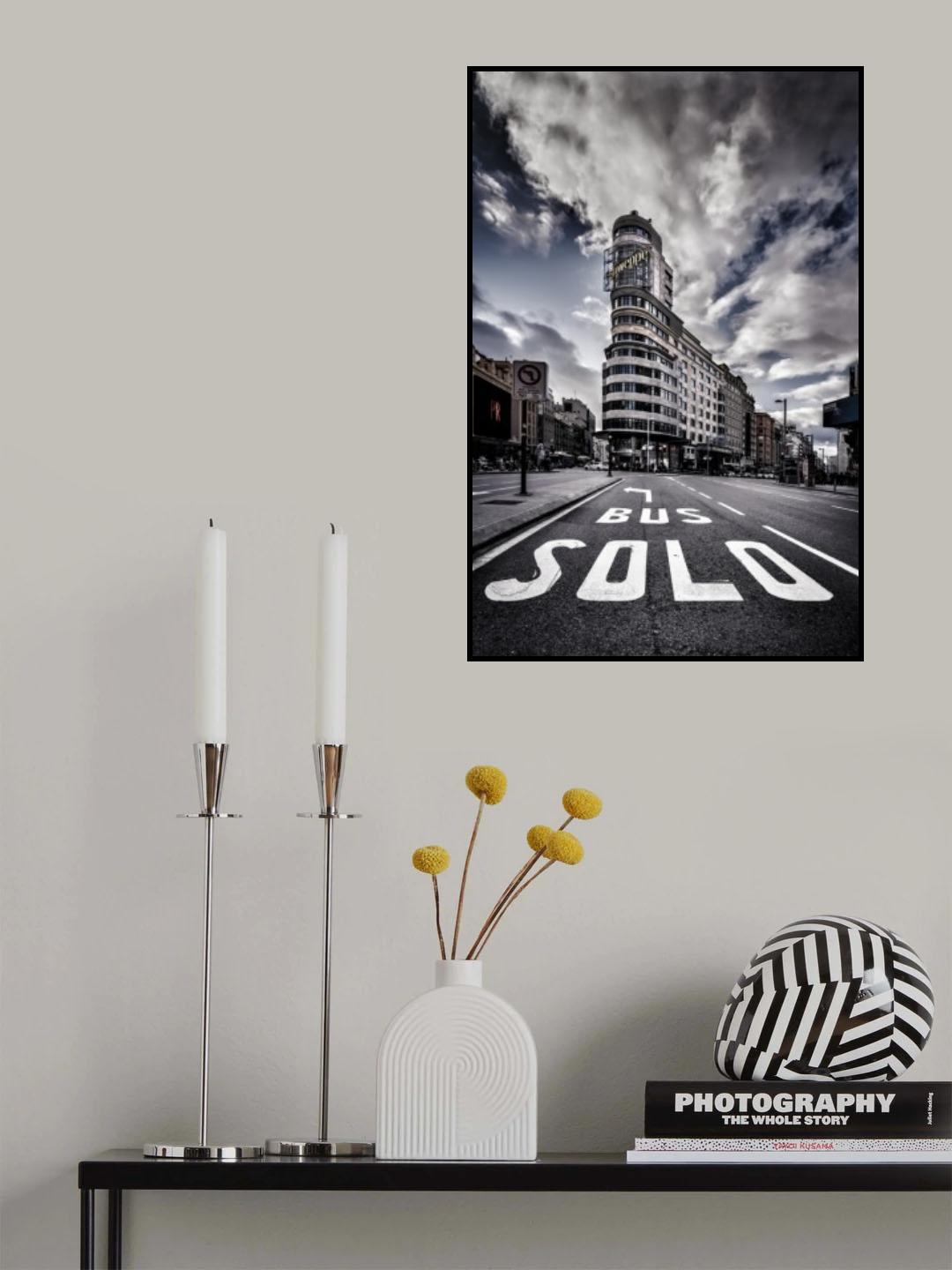 Bus SOLO Poster och Canvastavla
