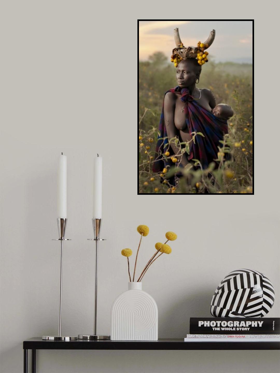 Eye contact. Poster och Canvastavla