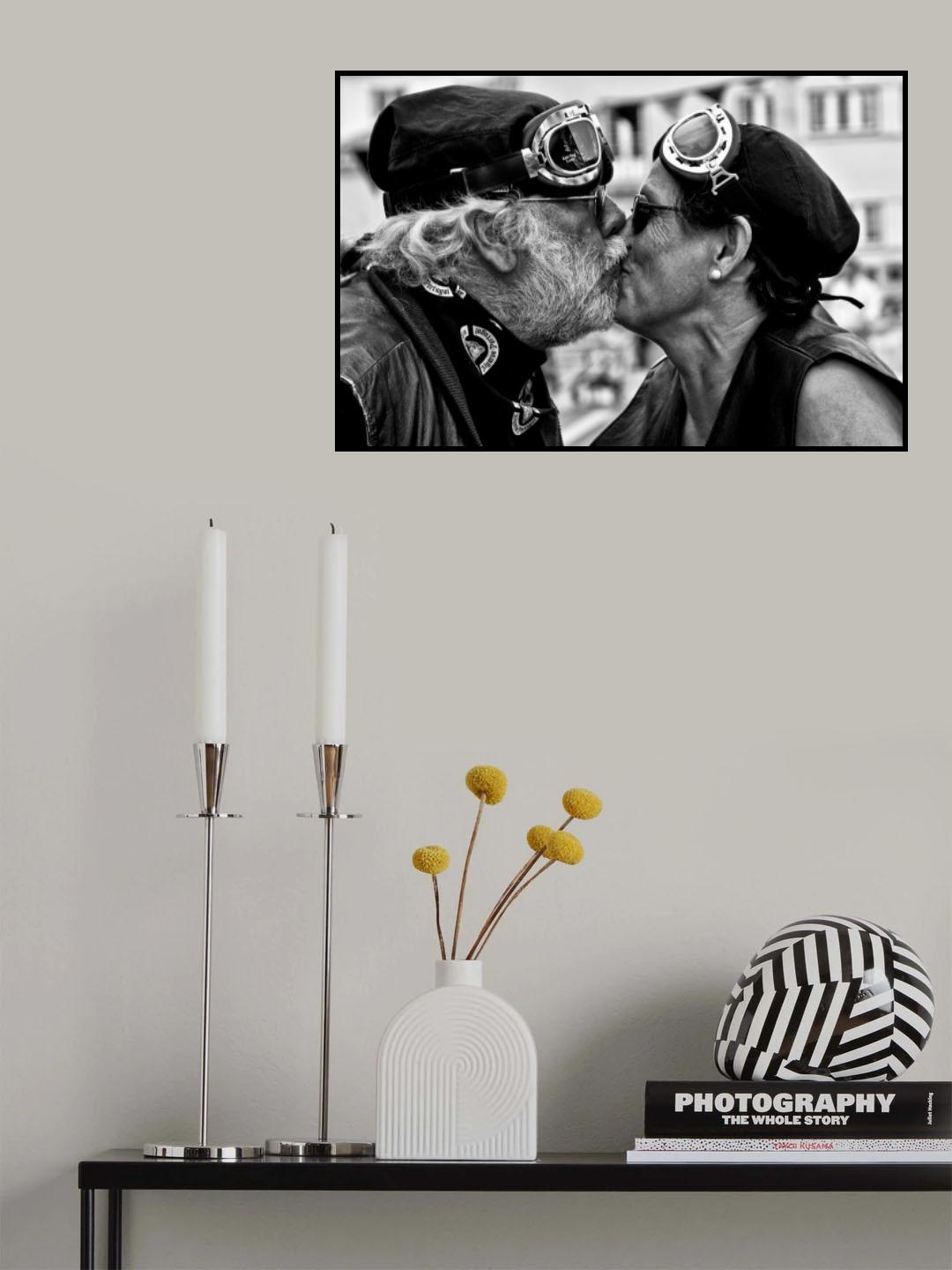 The motard Kiss Poster och Canvastavla
