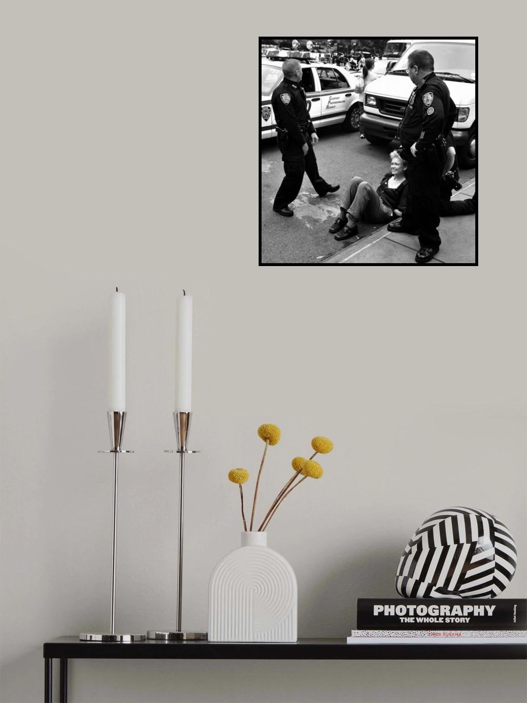 The Arresting of a Smile Poster och Canvastavla