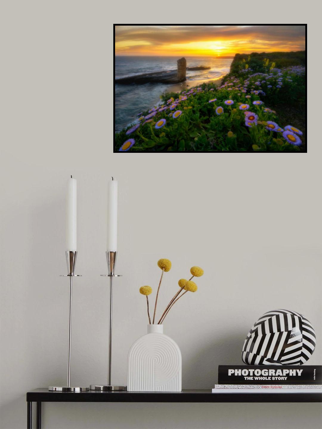 Sunset On The Coast Poster och Canvastavla