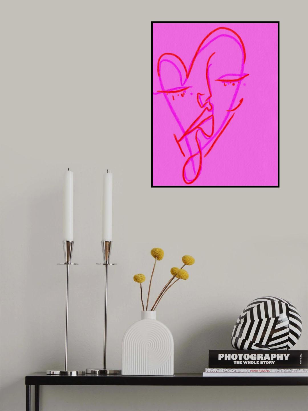 Kiss Poster och Canvastavla