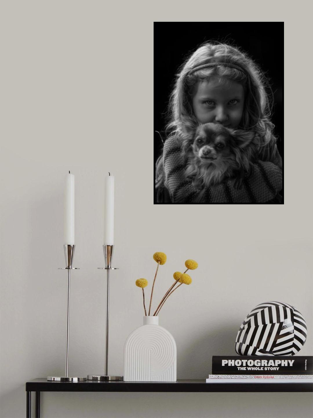 Lovely girl Poster och Canvastavla